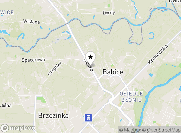 Hulajnogi elektryczne Babice mapa