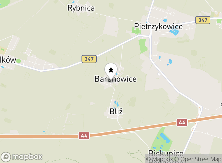 Hulajnogi elektryczne Baranów mapa