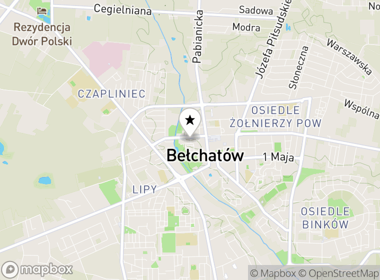 Hulajnogi elektryczne Bełchatów mapa