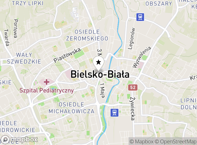 Hulajnogi elektryczne Bielsk mapa