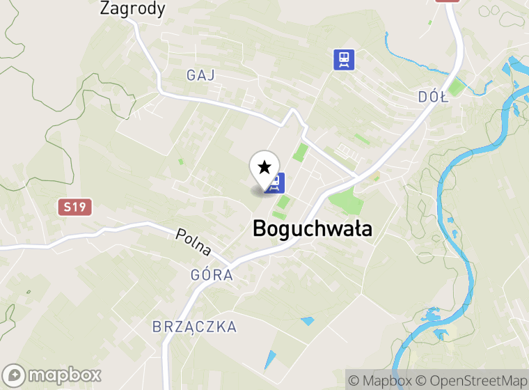 Hulajnogi elektryczne Boguchwała mapa