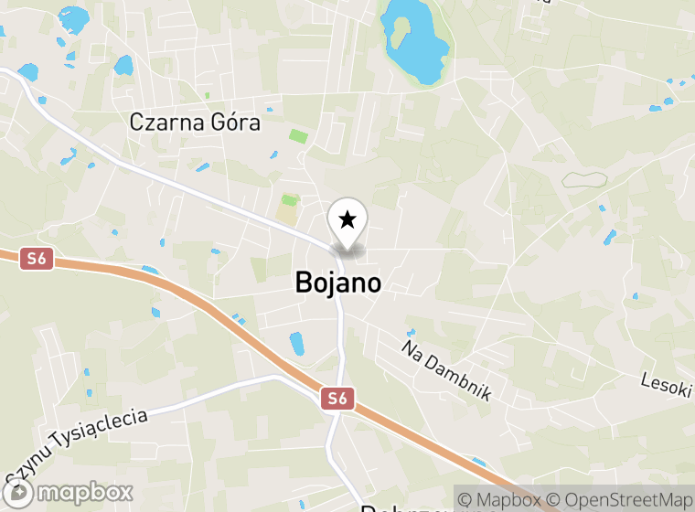 Hulajnogi elektryczne Bojano mapa