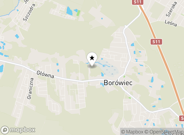 Hulajnogi elektryczne Borowie mapa