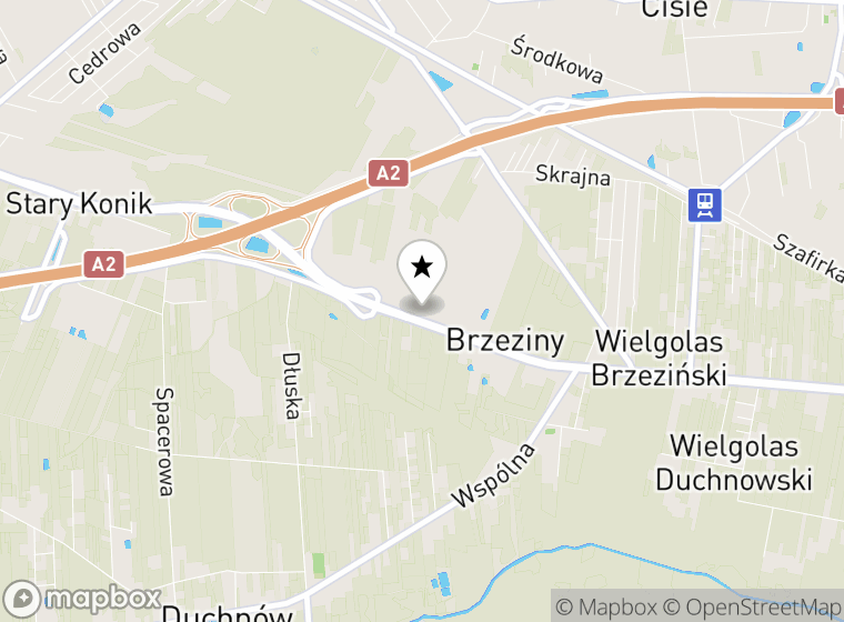 Hulajnogi elektryczne Brzeziny mapa