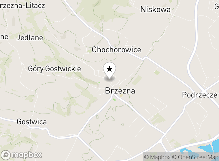 Hulajnogi elektryczne Brzezna mapa