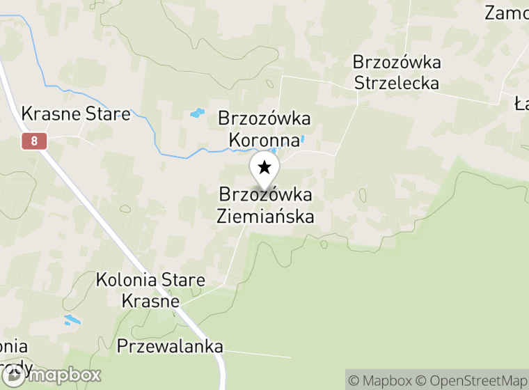 Hulajnogi elektryczne Brzozówka mapa