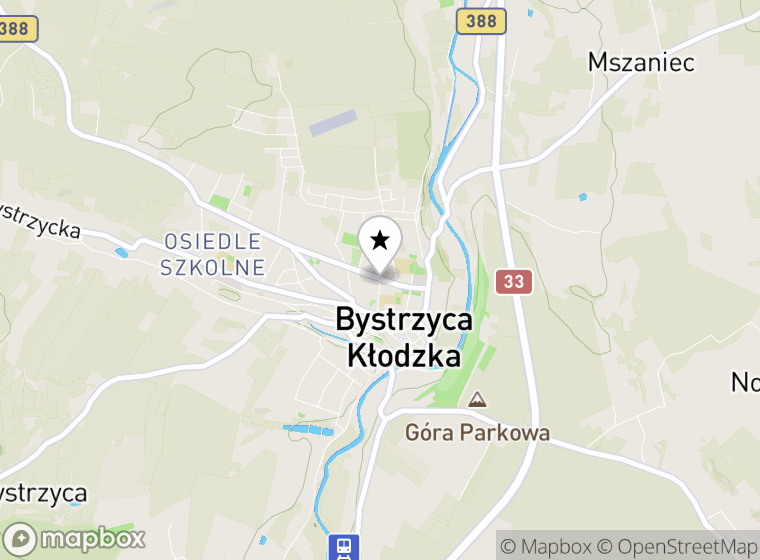 Hulajnogi elektryczne Bystrzyca Kłodzka mapa