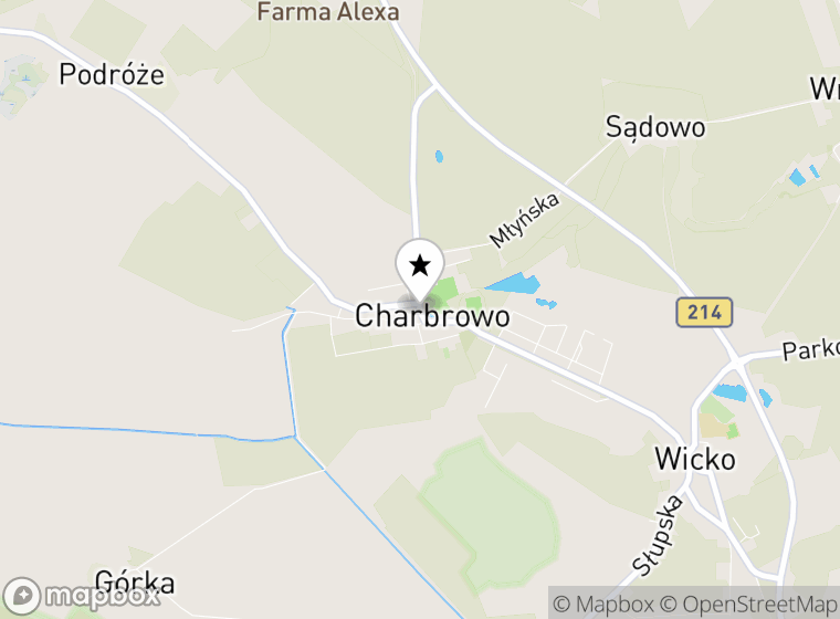 Hulajnogi elektryczne Charbrowo mapa