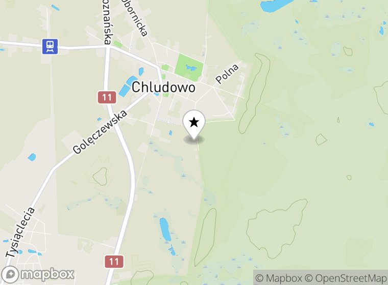 Hulajnogi elektryczne Chludowo mapa