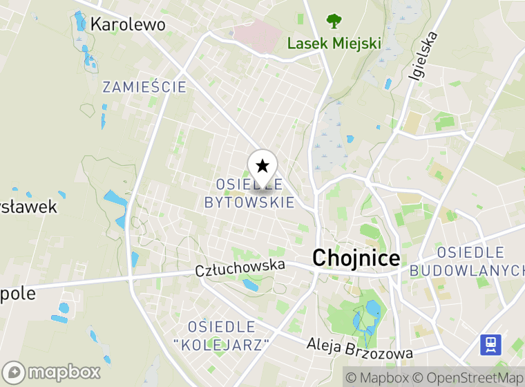 Hulajnogi elektryczne Chojnice mapa