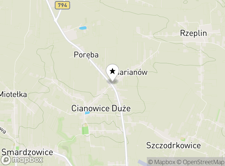 Hulajnogi elektryczne Cianowice mapa