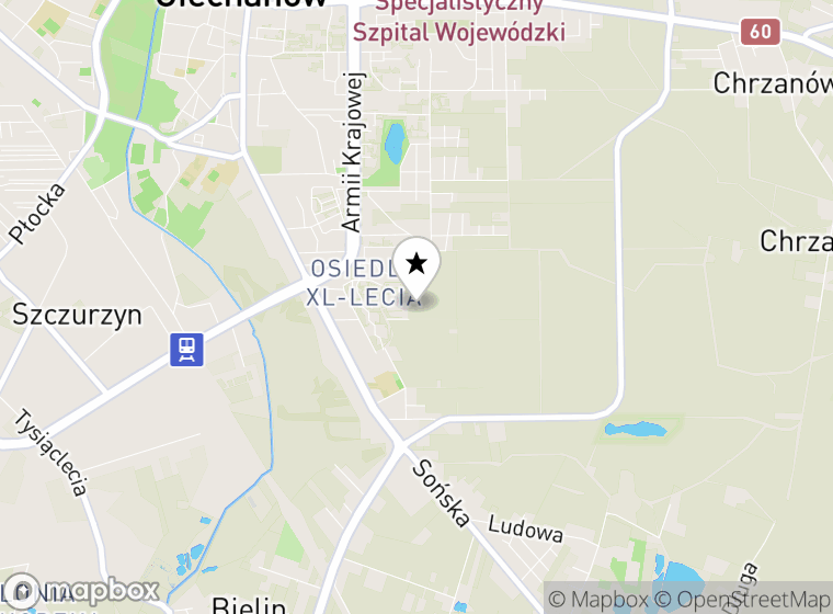 Hulajnogi elektryczne Ciechanów mapa