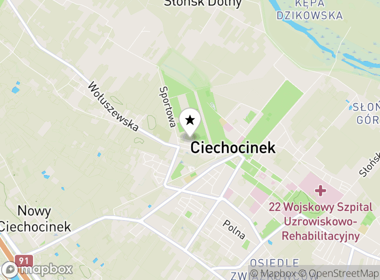 Hulajnogi elektryczne Ciechocinek mapa