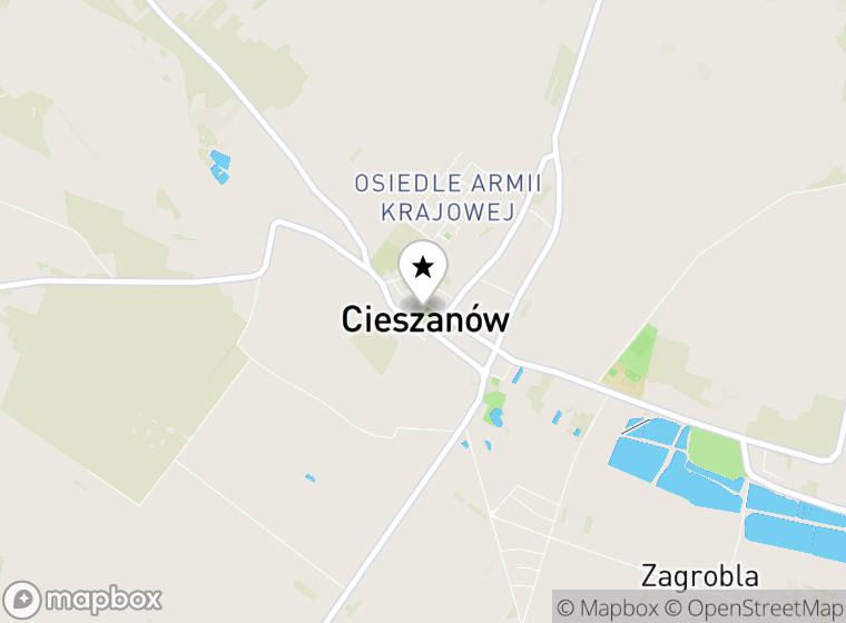 Hulajnogi elektryczne Cieszanów mapa