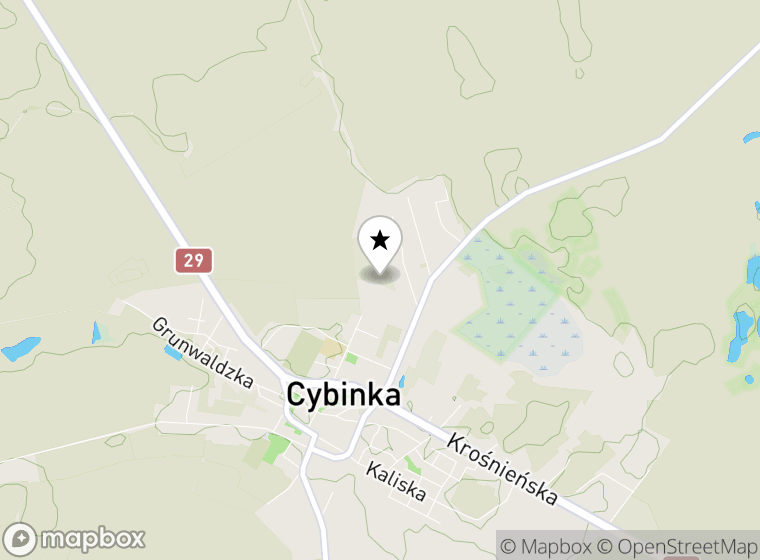 Hulajnogi elektryczne Cybinka mapa