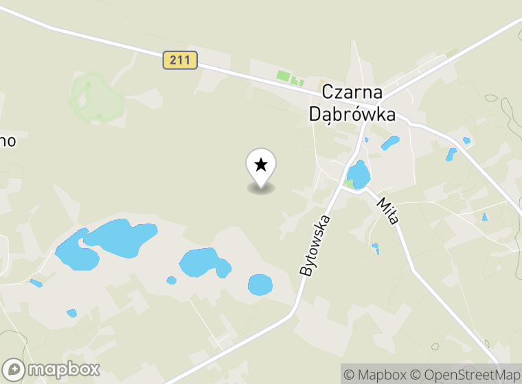 Hulajnogi elektryczne Czarna Dąbrówka mapa