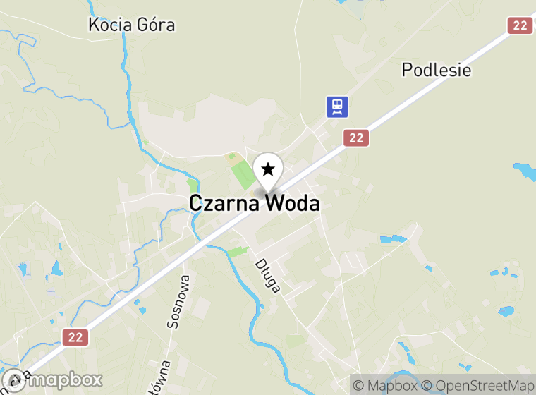 Hulajnogi elektryczne Czarna Woda mapa