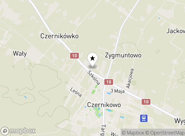 Hulajnogi elektryczne Czernikowo mapa