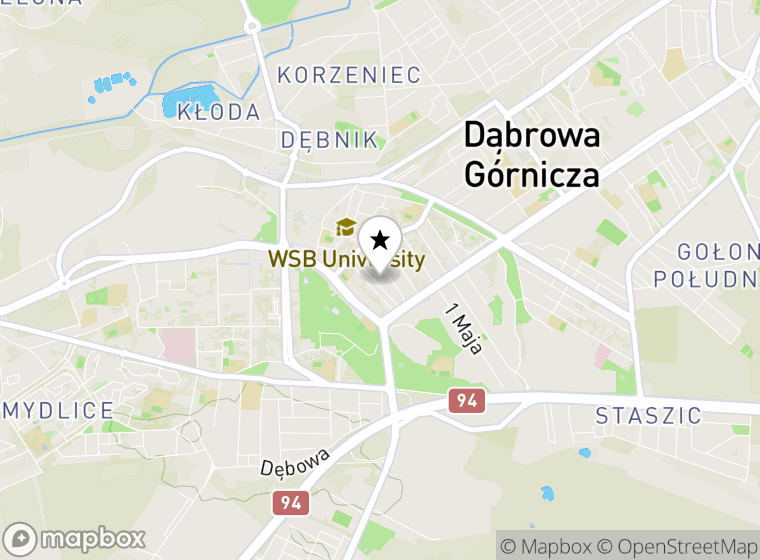 Hulajnogi elektryczne Dąbrowa Górnicza mapa