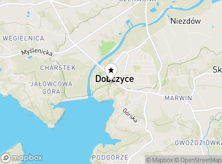 Hulajnogi elektryczne Dobczyce mapa