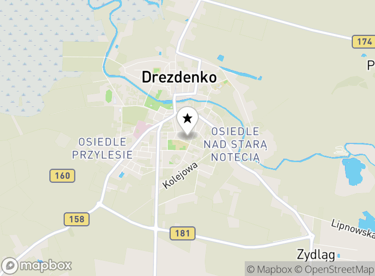 Hulajnogi elektryczne Drezdenko mapa