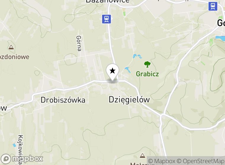 Hulajnogi elektryczne Dzięgielów mapa