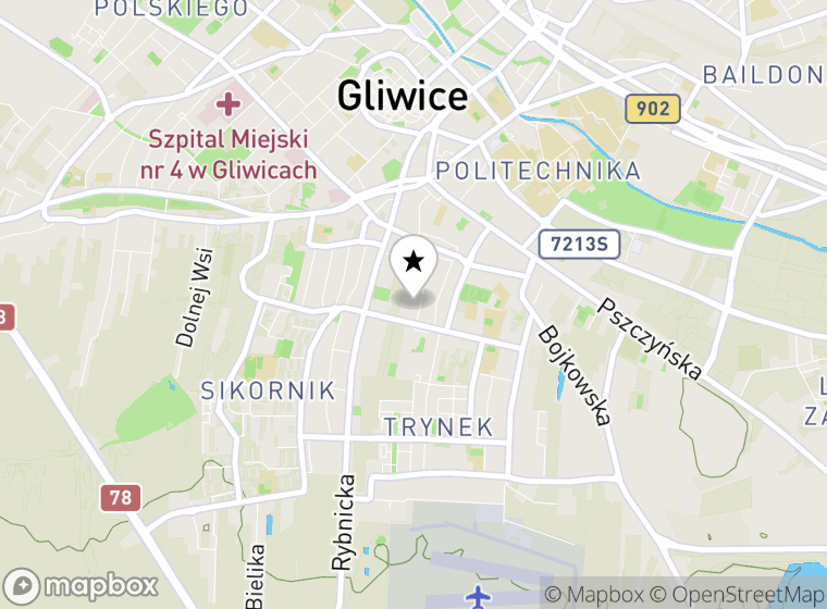 Hulajnogi elektryczne Gliwice mapa