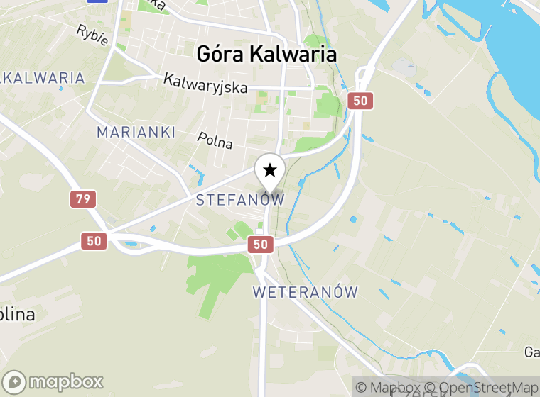 Hulajnogi elektryczne Góra Kalwaria mapa