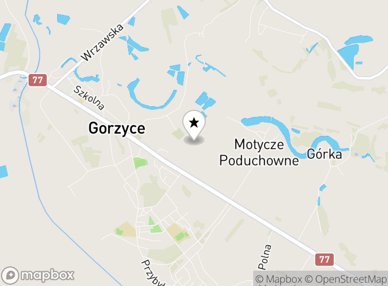 Hulajnogi elektryczne Gorzyce mapa