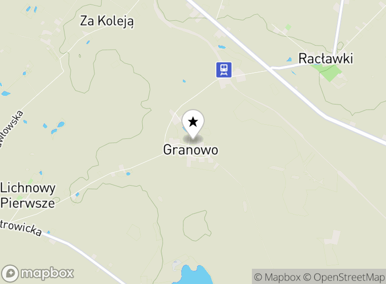 Hulajnogi elektryczne Granowo mapa