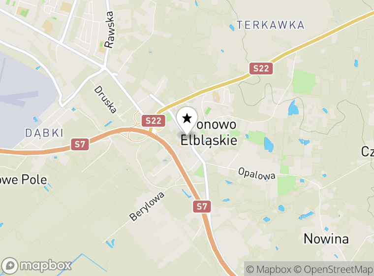 Hulajnogi elektryczne Gronowo mapa