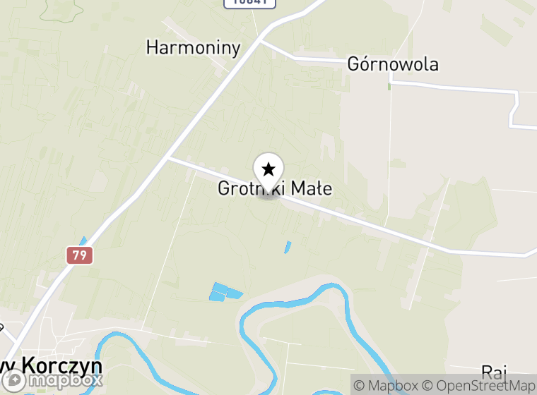 Hulajnogi elektryczne Grotniki mapa