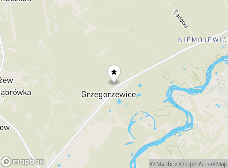 Hulajnogi elektryczne Grzegorzew mapa