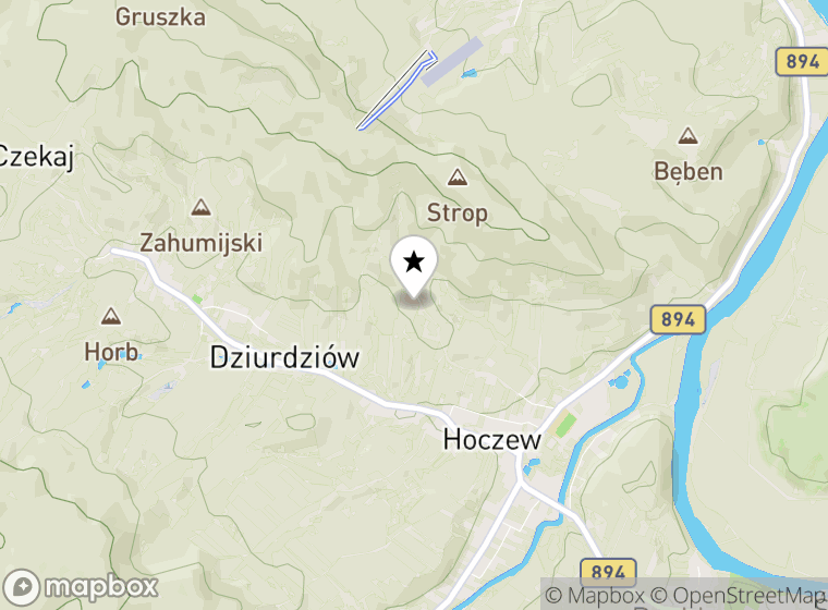 Hulajnogi elektryczne Hoczew mapa