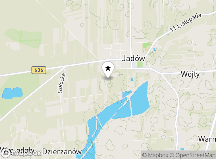 Hulajnogi elektryczne Jadów mapa