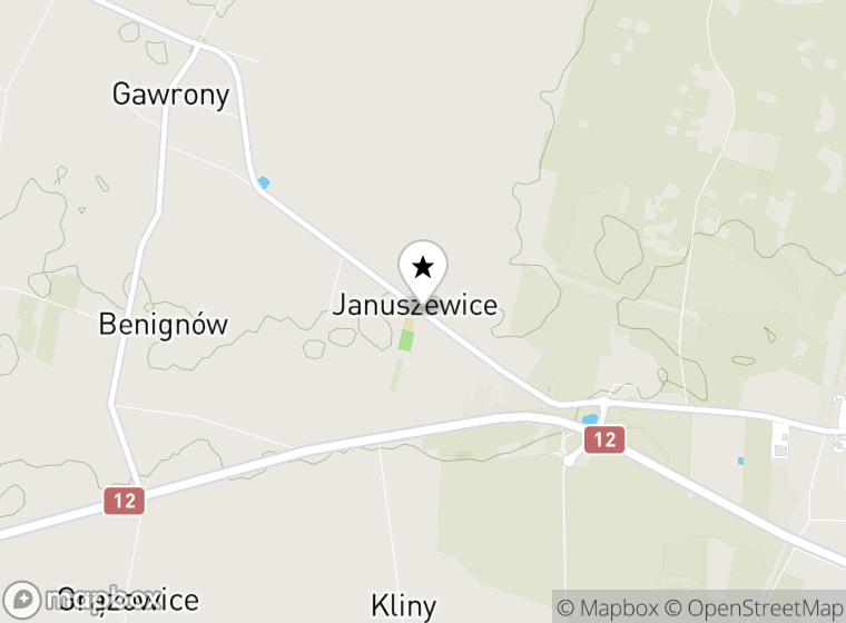 Hulajnogi elektryczne Januszewice mapa