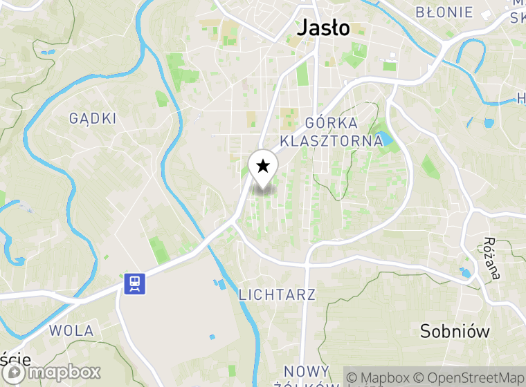 Hulajnogi elektryczne Jasło mapa