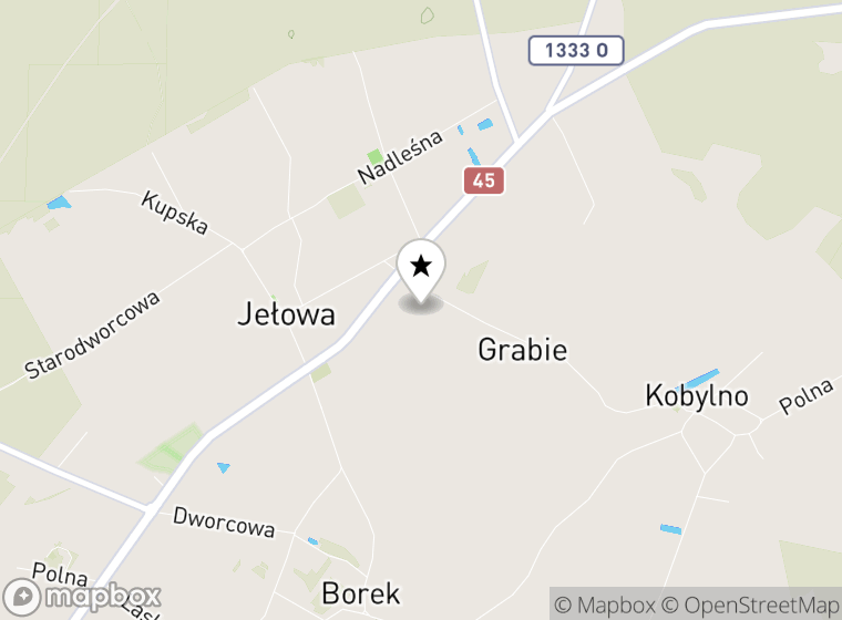 Hulajnogi elektryczne Jełowa mapa