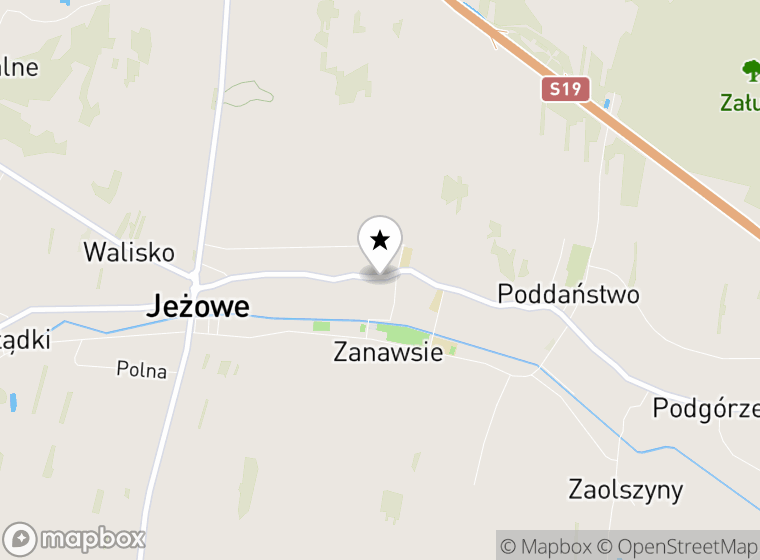 Hulajnogi elektryczne Jeżowe mapa