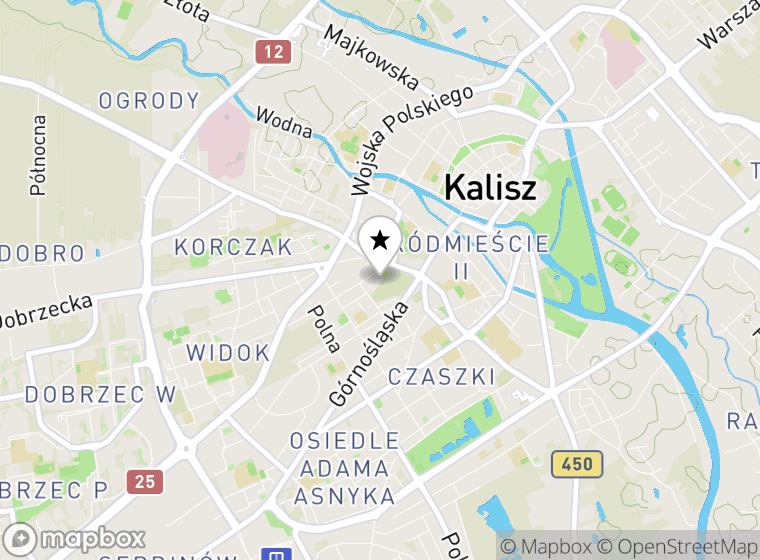 Hulajnogi elektryczne Kalisz mapa