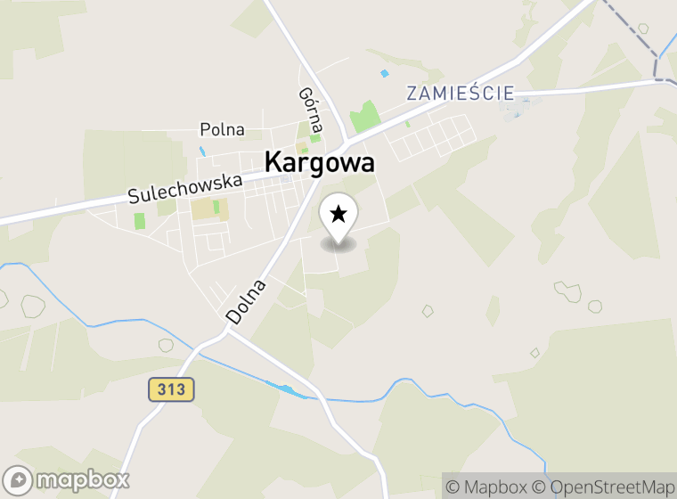 Hulajnogi elektryczne Kargowa mapa