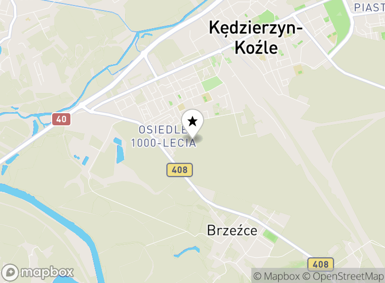 Hulajnogi elektryczne Kędzierzyn-Koźle mapa