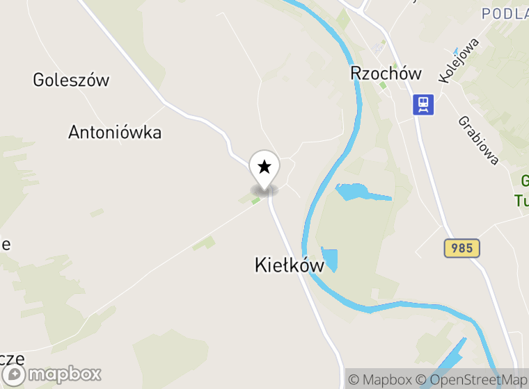 Hulajnogi elektryczne Kiełków mapa