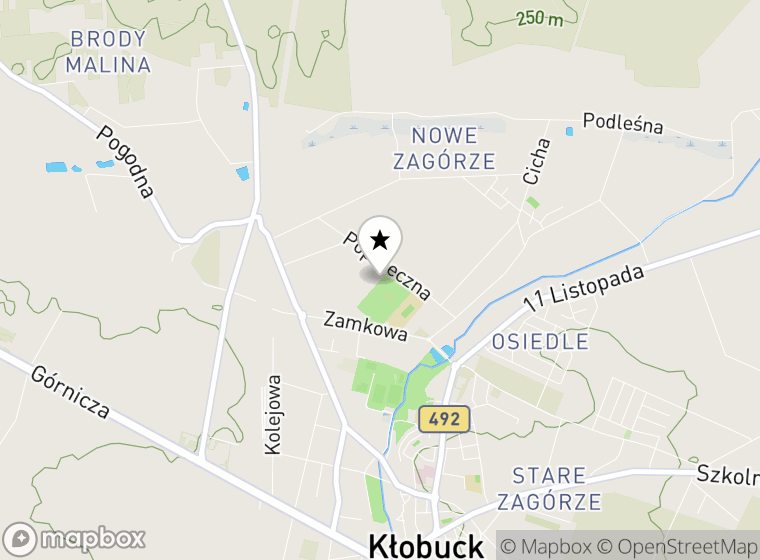 Hulajnogi elektryczne Kłobuck mapa