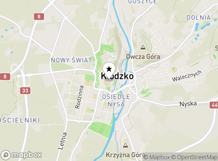 Hulajnogi elektryczne Kłodzko mapa