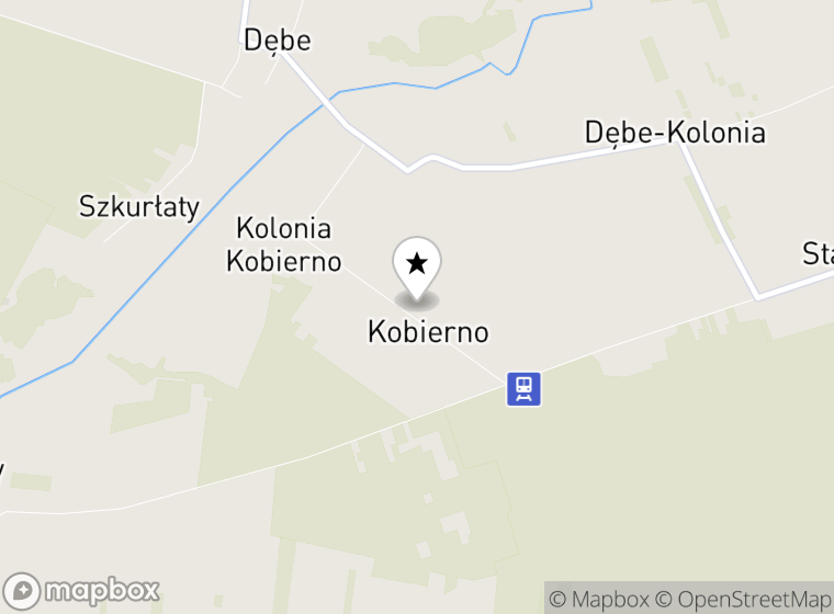 Hulajnogi elektryczne Kobierno mapa