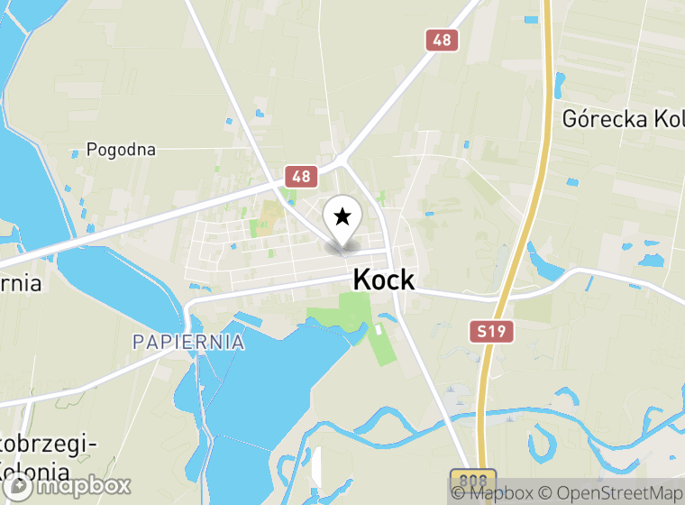 Hulajnogi elektryczne Kock Miasto mapa