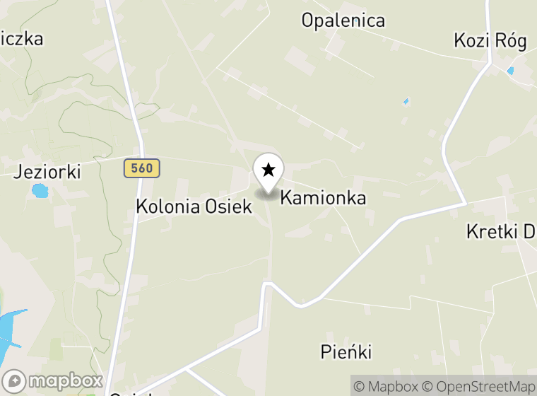 Hulajnogi elektryczne Kolonia Osiek mapa