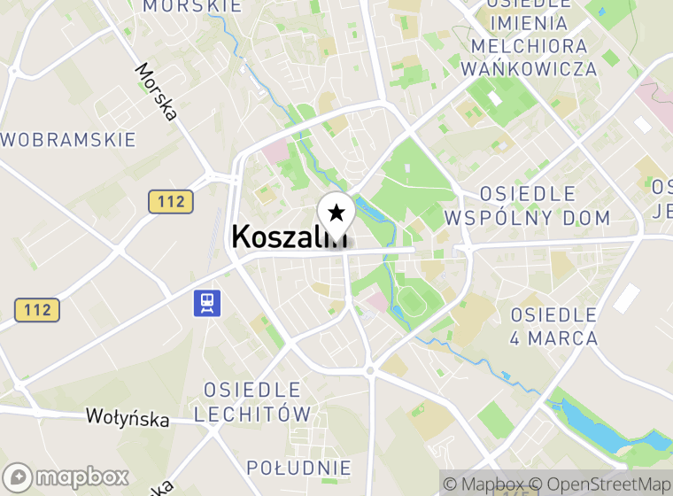 Hulajnogi elektryczne Koszalin mapa