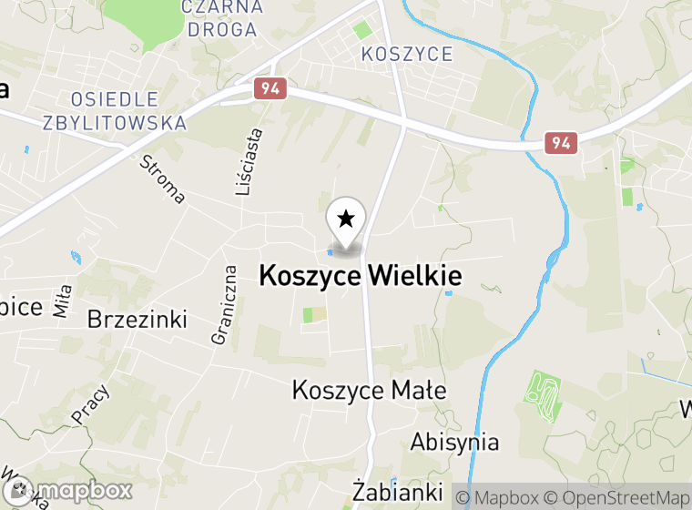 Hulajnogi elektryczne Koszyce Wielkie mapa